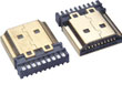 HDMI-19M焊接式公头 HDMI PLUG CONNECTOR19P AMLE WELD TYPE